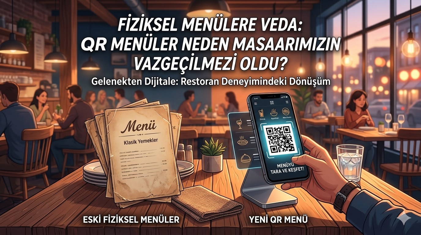Fiziksel Menülere Veda: QR Menüler Neden Masalarımızın Vazgeçilmezi Oldu?